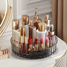 360° Rotating Makeup Organizer – Elegant & Space-Saving Storage