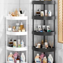 Corner Shelf 5 Tier Storage Rack with Wheels Rolling
